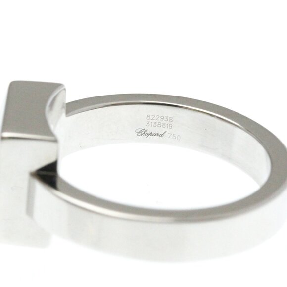 CHOPARD 18k White Gold Diamond Ring - Picture 9 of 11